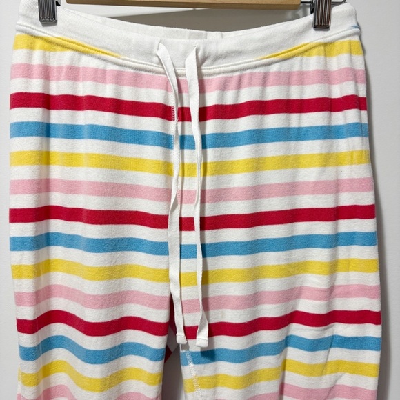 Hanna Andersson Adult Pajamas Rainbow Stripe Size Medium Snug Fit Long Johns - Picture 3 of 7